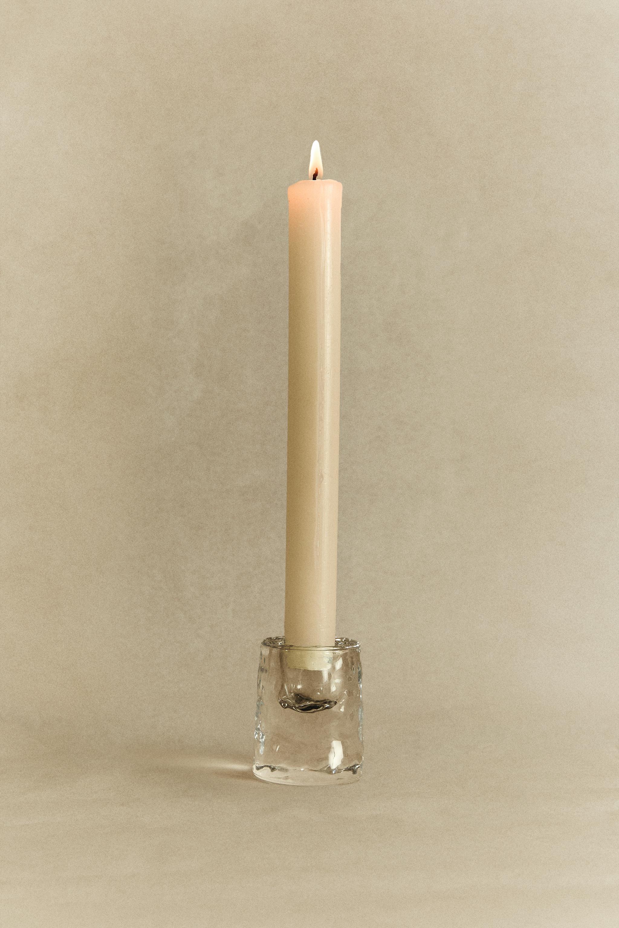 BOUGEOIR VERRE NON RECYCLABLE